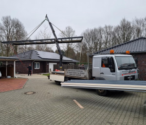 Neubau seniorengerechte Wohnungen – Aufstellung Carport